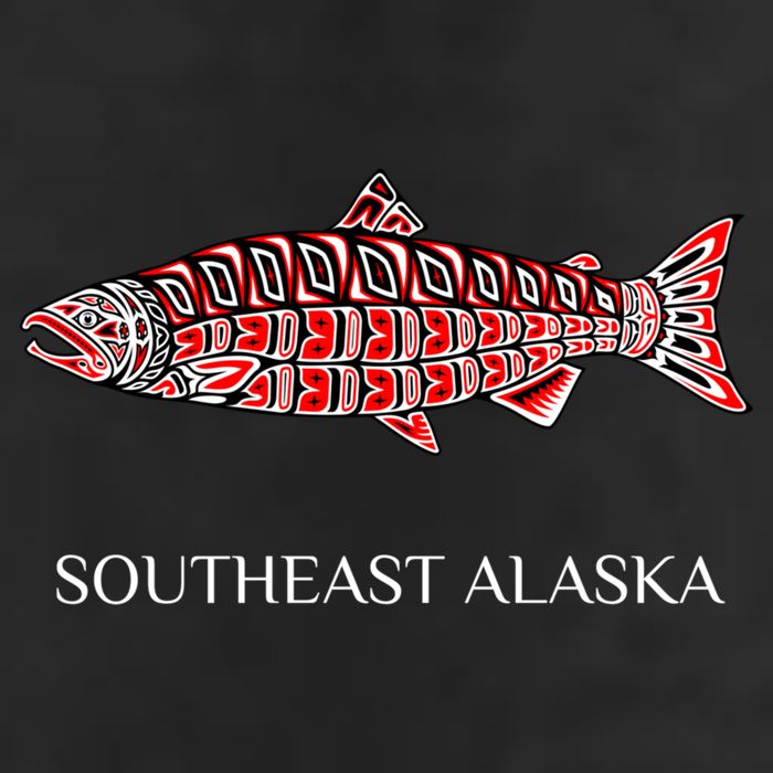 Southeast Alaska Nw Native American Indian Coho Salmon Gift Hat