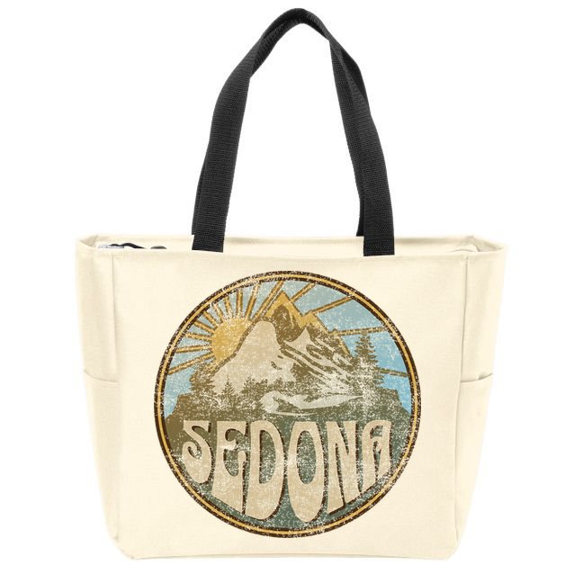 Sedona Arizona Nature Mountains Hiking Outdoors Zip Tote Bag