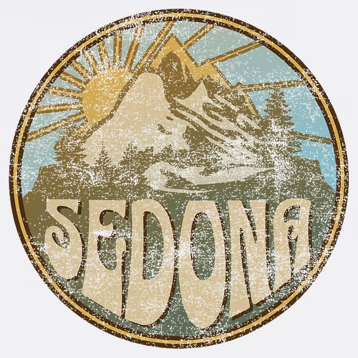 Sedona Arizona Nature Mountains Hiking Outdoors Button