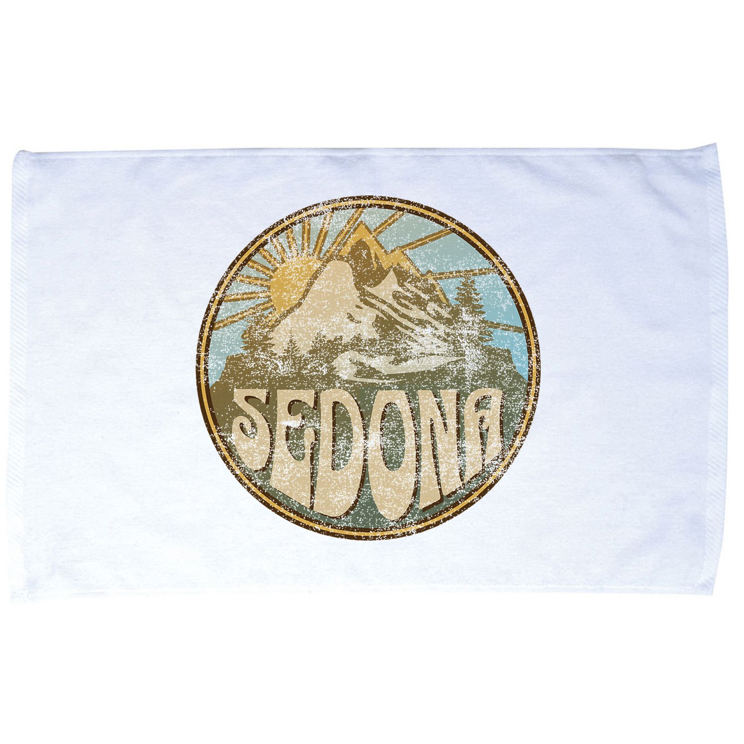 Sedona Arizona Nature Mountains Hiking Outdoors Microfiber Hand Towel