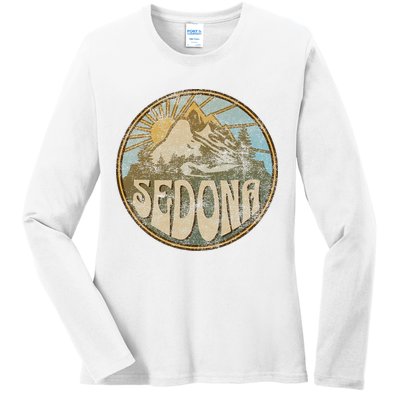 Sedona Arizona Nature Mountains Hiking Outdoors Ladies Long Sleeve Shirt