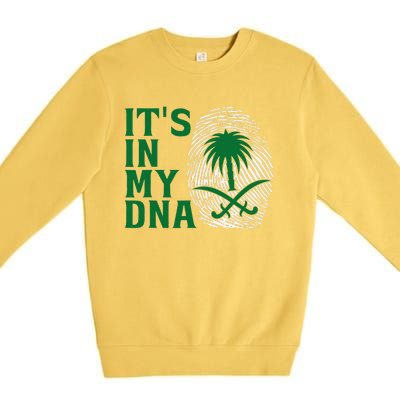 Saudi Arabia National Day It's In Our DNA Premium Crewneck Sweatshirt