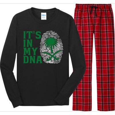 Saudi Arabia National Day It's In Our DNA Long Sleeve Pajama Set