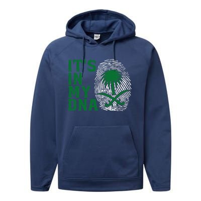 Saudi Arabia National Day It's In Our DNA Performance Fleece Hoodie