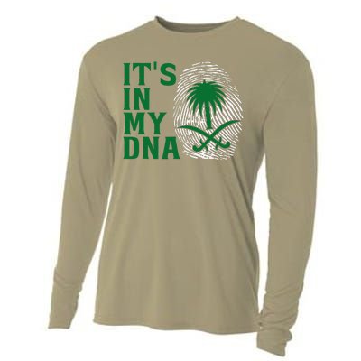 Saudi Arabia National Day It's In Our DNA Cooling Performance Long Sleeve Crew