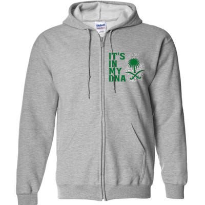 Saudi Arabia National Day It's In Our DNA Full Zip Hoodie