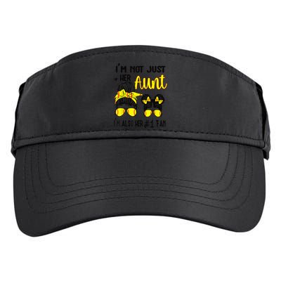 Softball Aunt Niece Fan Baseball Softball Auntie Adult Drive Performance Visor