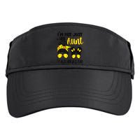 Softball Aunt Niece Fan Baseball Softball Auntie Adult Drive Performance Visor