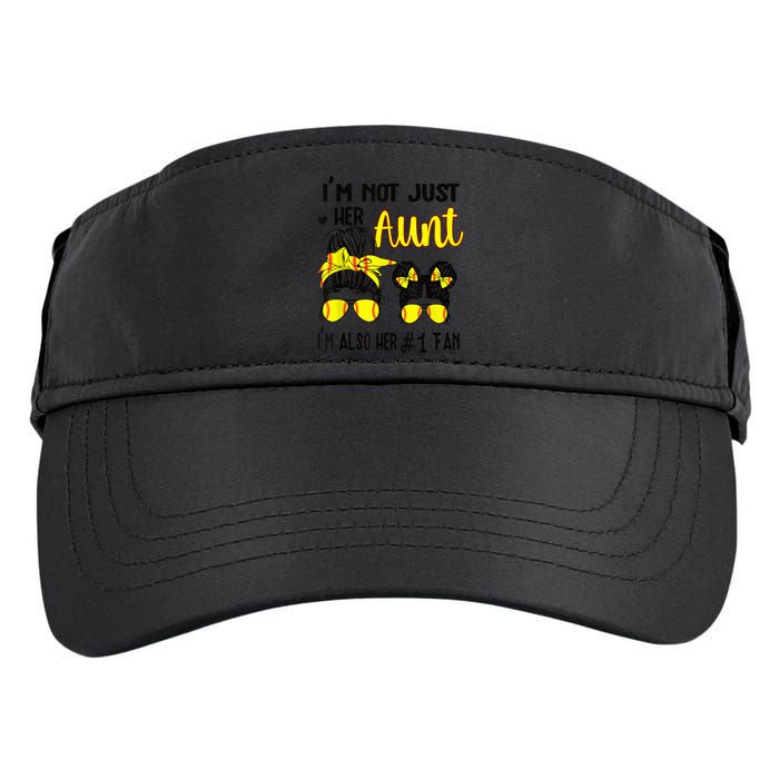 Softball Aunt Niece Fan Baseball Softball Auntie Adult Drive Performance Visor