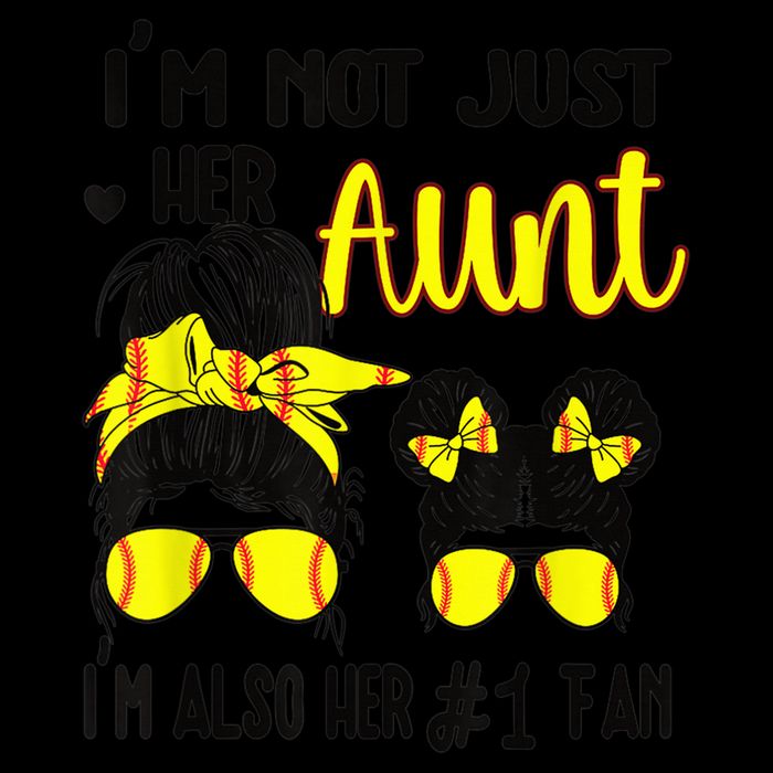 Softball Aunt Niece Fan Baseball Softball Auntie 16 in Basic Backpack