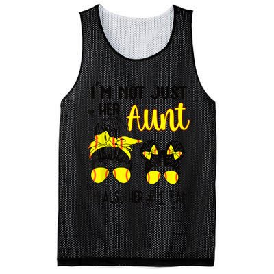 Softball Aunt Niece Fan Baseball Softball Auntie Mesh Reversible Basketball Jersey Tank