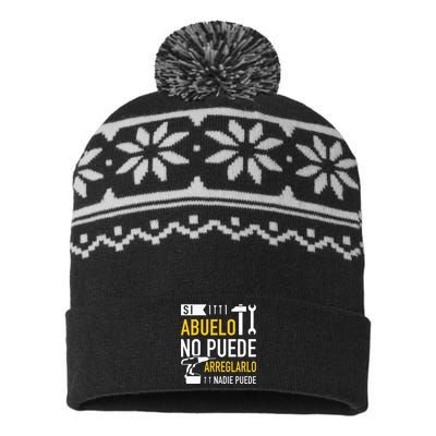 Si Abuelo No Puede Arreglarlo Nadie Puede Para Día Del Padre USA-Made Snowflake Beanie