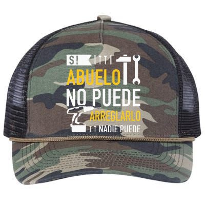 Si Abuelo No Puede Arreglarlo Nadie Puede Para Día Del Padre Retro Rope Trucker Hat Cap