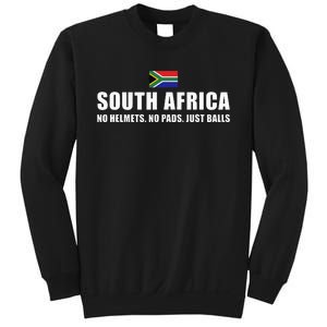 South Africa No Helmets No Pads Just Balls South Africa Rugb Sweatshirt