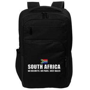 South Africa No Helmets No Pads Just Balls South Africa Rugb Impact Tech Backpack