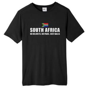 South Africa No Helmets No Pads Just Balls South Africa Rugb Tall Fusion ChromaSoft Performance T-Shirt