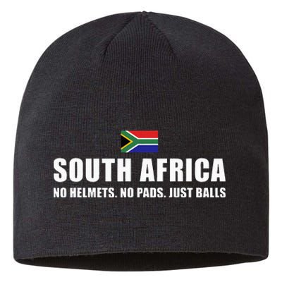 South Africa No Helmets No Pads Just Balls South Africa Rugb Sustainable Beanie