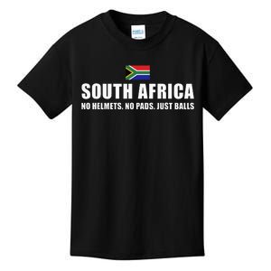 South Africa No Helmets No Pads Just Balls South Africa Rugb Kids T-Shirt