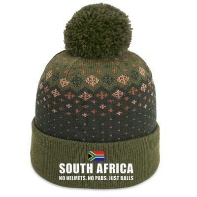 South Africa No Helmets No Pads Just Balls South Africa Rugb The Baniff Cuffed Pom Beanie