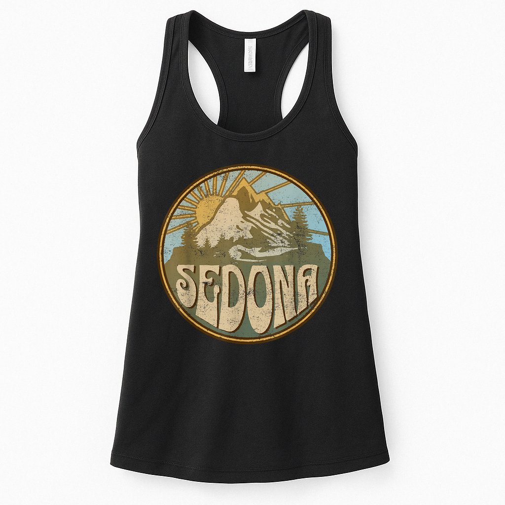 Sedona Arizona Nature Mountains Hiking Outdoors Womens Tank Top