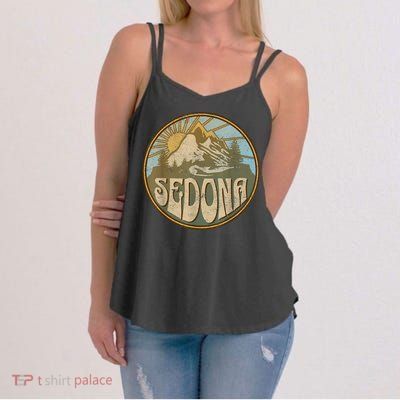 Sedona Arizona Nature Mountains Hiking Outdoors Women's Strappy Tank