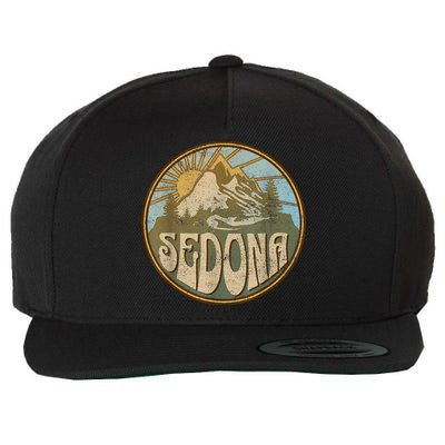 Sedona Arizona Nature Mountains Hiking Outdoors Wool Snapback Cap