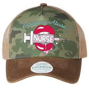 Substance Abuse Nurse Cute Rn Addiction Nursing Hot Lips Legacy Tie Dye Trucker Hat