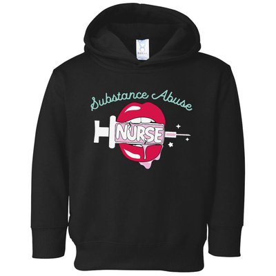 Substance Abuse Nurse Cute Rn Addiction Nursing Hot Lips Toddler Hoodie