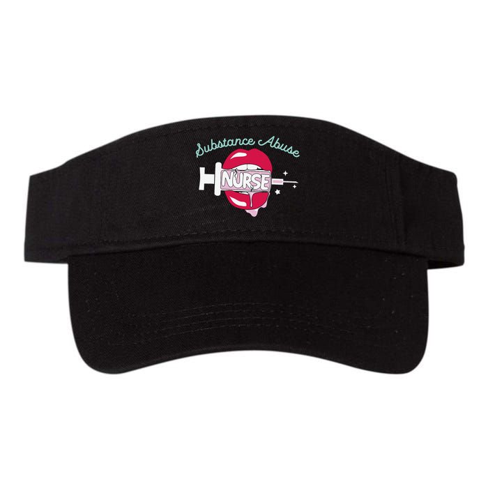 Substance Abuse Nurse Cute Rn Addiction Nursing Hot Lips Valucap Bio-Washed Visor