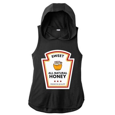 Sweet All Natural Honey Condiment Group Costume Ladies PosiCharge Tri-Blend Wicking Draft Hoodie Tank