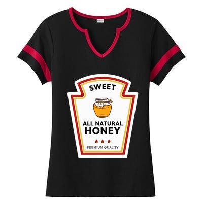 Sweet All Natural Honey Condiment Group Costume Ladies Halftime Notch Neck Tee