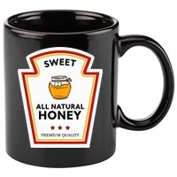 Sweet All Natural Honey Condiment Group Costume 11oz C Handle Ceramic Mug