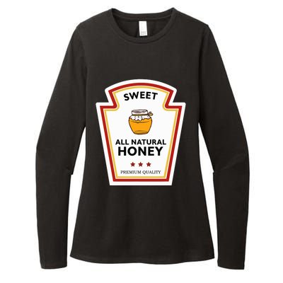 Sweet All Natural Honey Condiment Group Costume Womens CVC Long Sleeve Shirt