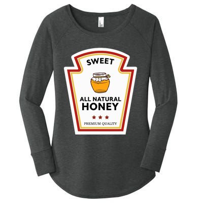 Sweet All Natural Honey Condiment Group Costume Women's Perfect Tri Tunic Long Sleeve Shirt