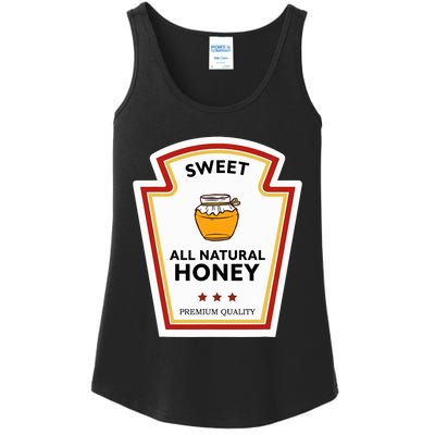 Sweet All Natural Honey Condiment Group Costume Ladies Essential Tank