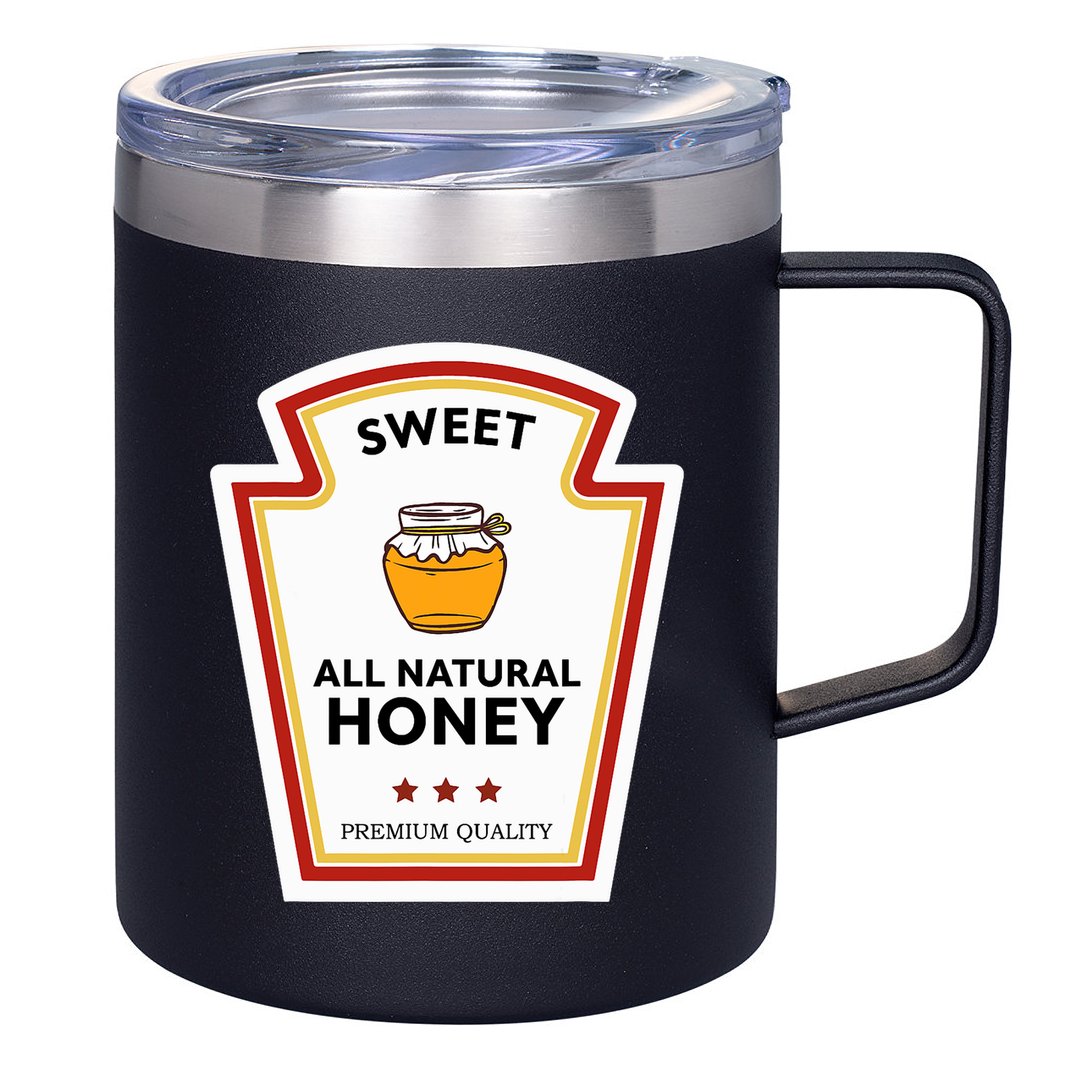 Sweet All Natural Honey Condiment Group Costume 12oz Stainless Steel Coffee Mug
