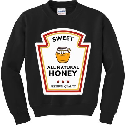 Sweet All Natural Honey Condiment Group Costume Kids Sweatshirt
