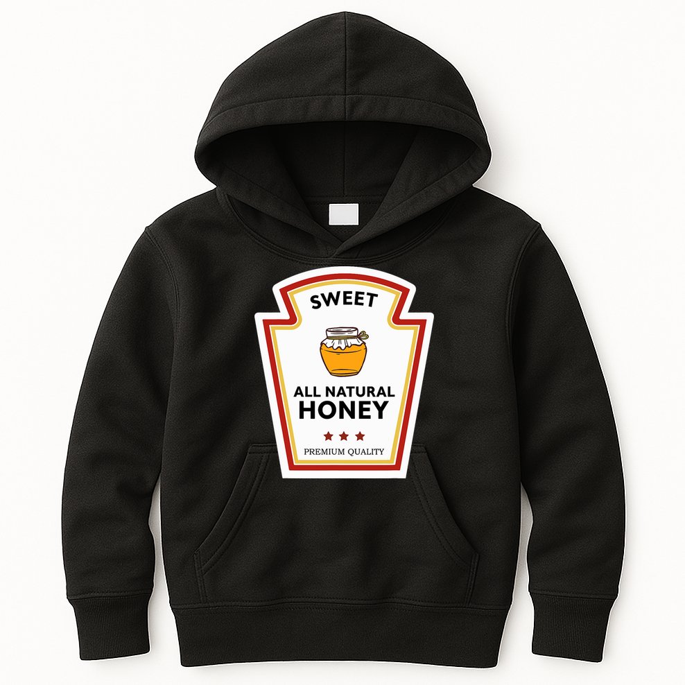 Sweet All Natural Honey Condiment Group Costume Kids Hoodie