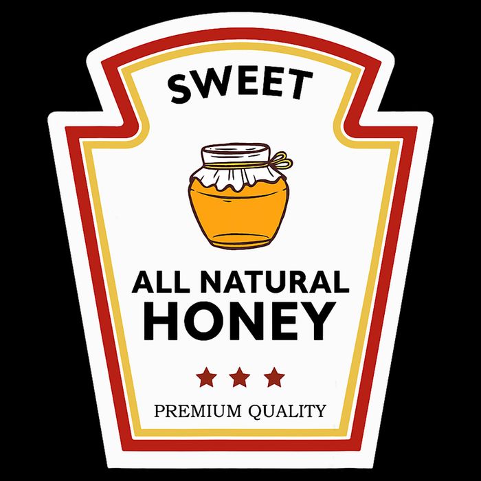 Sweet All Natural Honey Condiment Group Costume Zip Tote Bag