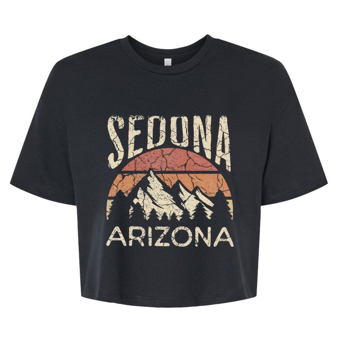 Sedona Arizona Nature Hiking Outdoors Bella+Canvas Jersey Crop Tee