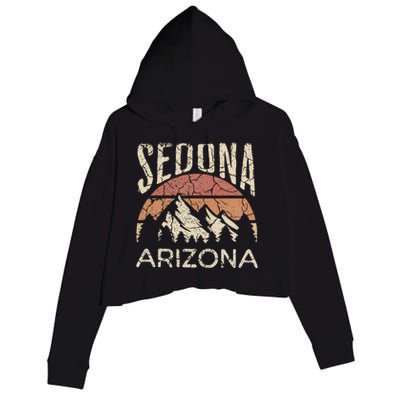 Sedona Arizona Nature Hiking Outdoors Crop Fleece Hoodie