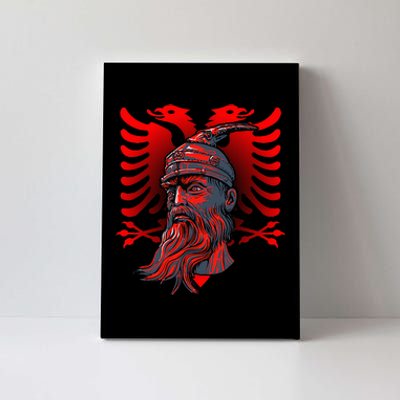 Skanderbeg Albanian National Hero Eagle Kosovo Albanian Canvas