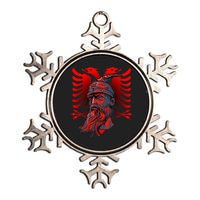 Skanderbeg Albanian National Hero Eagle Kosovo Albanian Metallic Star Ornament