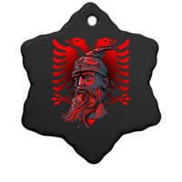 Skanderbeg Albanian National Hero Eagle Kosovo Albanian Ceramic Star Ornament