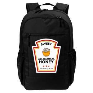 Sweet All Natural Honey Condiment Group Costume Daily Commute Backpack