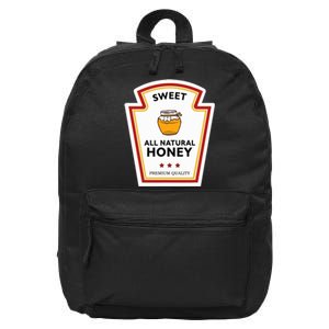 Sweet All Natural Honey Condiment Group Costume 16 in Basic Backpack