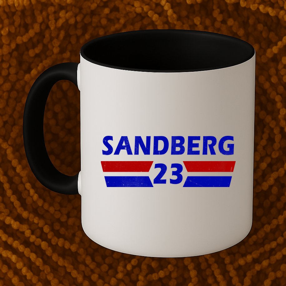 Sandberg 23 Vintage Baseball Mug
