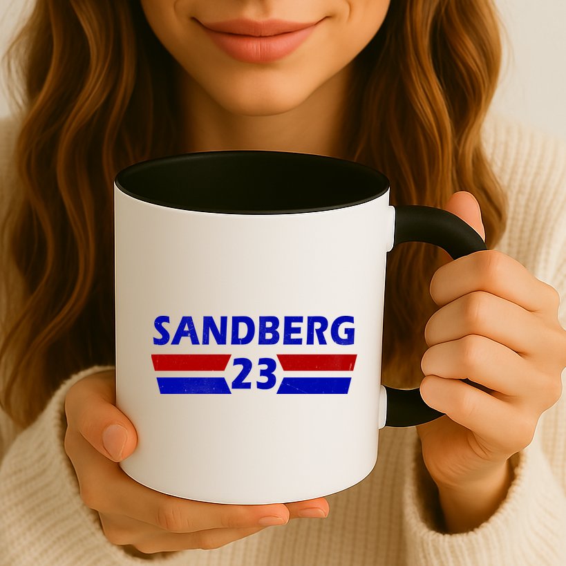 Sandberg 23 Vintage Baseball Mug
