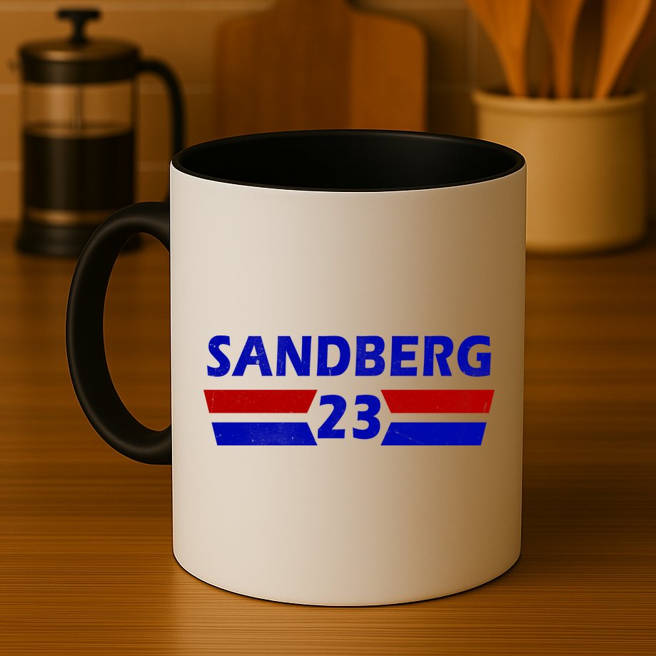 Sandberg 23 Vintage Baseball Mug