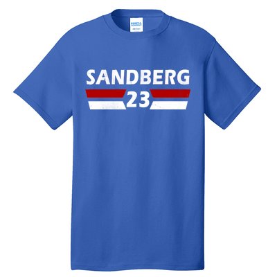 Sandberg 23 Vintage Baseball Tall T-Shirt